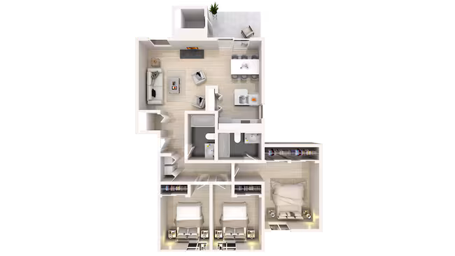3 x 2 D301 floor plan